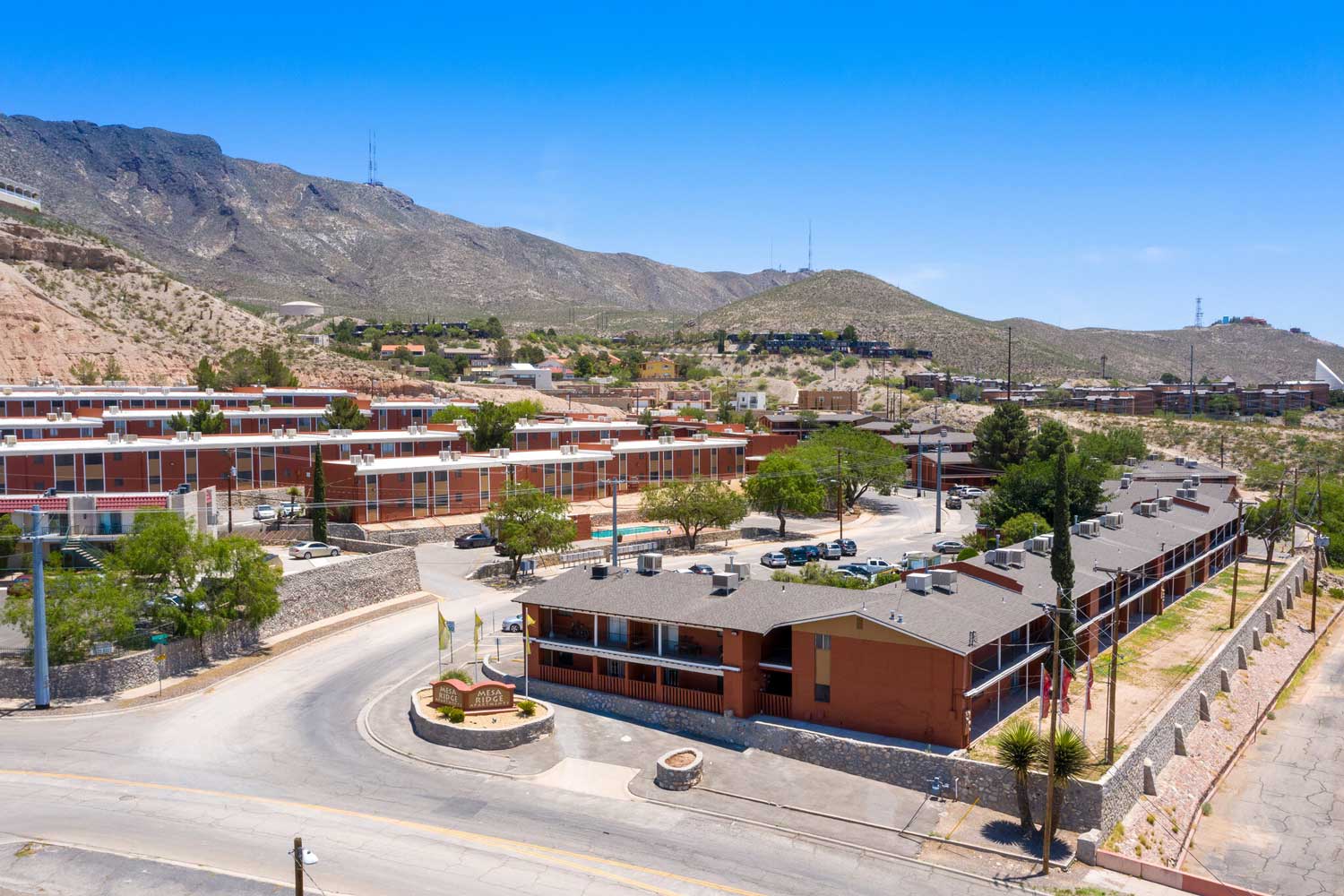 Cooper Street Capital Apartment Management Investments Multi-Family Property Operations Paso Oeste Apartments aerial photo